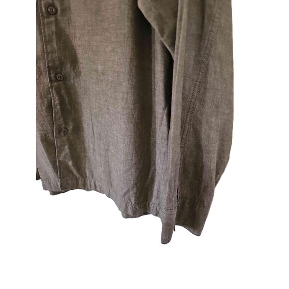 Levis Red Tab Long Sleeve Beige Chest Pocket Button-Up Shirt Medium - Picture 7 of 12